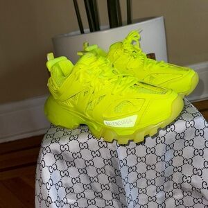 Balenciaga Brand New Neon Track Sneakers